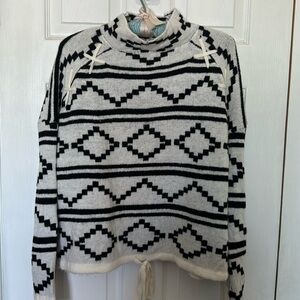 No boundaries mock neck sweater